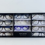Ca. 11x Optische monturen, Tom Davies, in luxe opbergdoos/displaytray